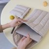 Lightweight Cotton Embroidery Inner Bag for Protection - Yellow Green - 12.9-13.3 Inch - Image 4