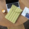 Lightweight Cotton Embroidery Inner Bag for Protection - Yellow Green - 12.9-13.3 Inch - Image 6