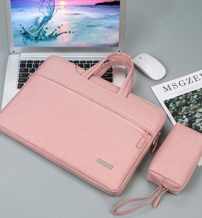 15.6 Inch Inner Bag with Power for Handbag and Laptop - Pink