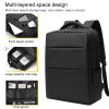 Multifunctional Laptop Backpack in Oxford Cloth - Cxs-605 - Black - Image 5