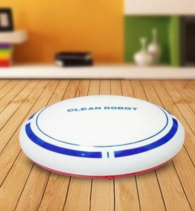 Intelligent 2-in-1 Rechargeable Floor Sweeping Robot Vacuum - White