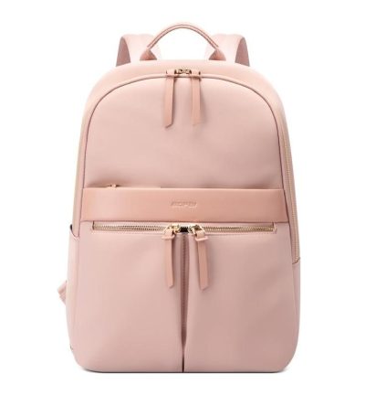 Waterproof 14-inch Laptop Backpack - Lightweight and Casual - Pink