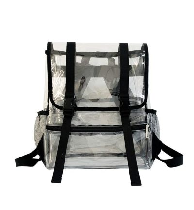 Waterproof Travel Backpack - Pvc Material - Black