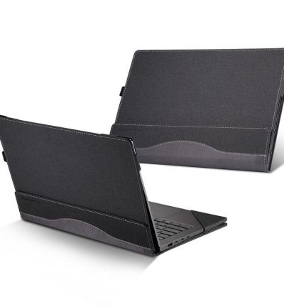 Protective Laptop Case for Hp Envy X360 15 Leather - Black