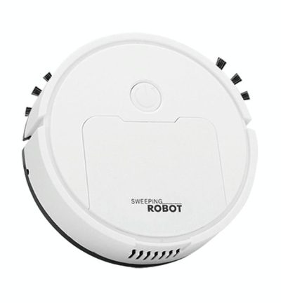 Intelligent 3-in-1 Mini Sweeping Robot Vacuum - White