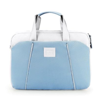 Computer Handheld Messenger Bag for Apple Macbook / Huawei / Xiaomi / Basne - Landscape Tattoo Light Blue