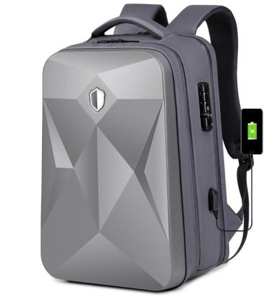 Waterproof Laptop Backpack with Usb Port - 17 Inch Capacity Password Lock