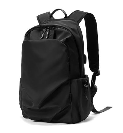 Multifunctional Oxford Laptop Backpack in Black