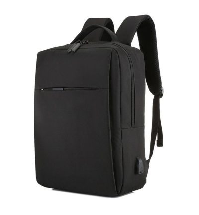 15.6 Laptop Backpack with Usb Charging - Waterproof Oxford Cloth Large Capacity - Black