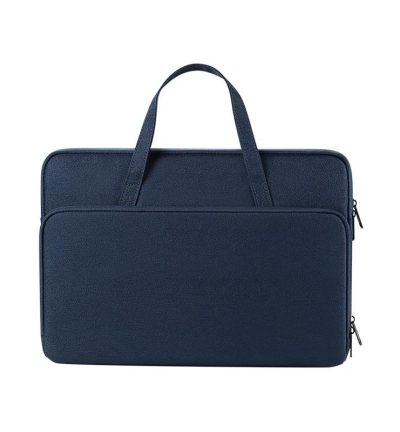 14.1-15.4 Inch Waterproof Laptop Bag - Durable and Stylish - Navy Blue