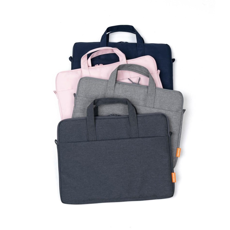 Light Gray A530 Series Portable Laptop Bag - 14-15.4 Inch with Small Bag & Removable Strap - Image 5