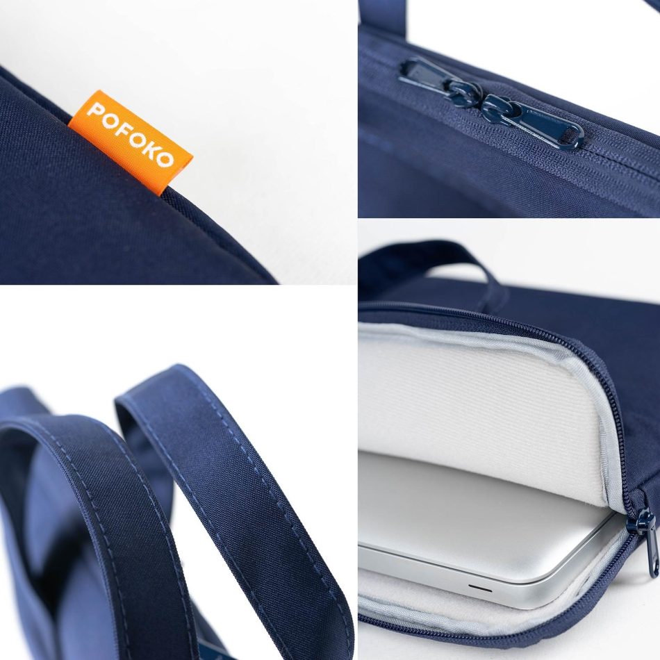 Light Gray A530 Series Portable Laptop Bag - 14-15.4 Inch with Small Bag & Removable Strap - Image 6