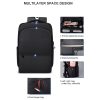 Waterproof Laptop Backpack with Usb Interface for 15 Laptops - Black - Image 6