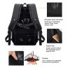 Waterproof Laptop Backpack with Usb Interface for 15 Laptops - Black - Image 8