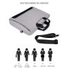 Waterproof Oxford Cloth Laptop Bag with Concealed Handle & Luggage Tie Rod - Black - Image 11