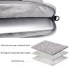 Portable 14.1 Laptop Tablet Bag With Dual Pockets And Soft Handle - Black - Image 5