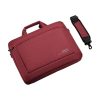 Portable 15 Inch Laptop Leather Handbag For Business Briefcase - Black - Image 16