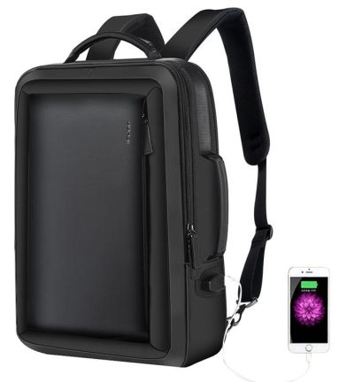 Large Capacity Business Laptop Backpack with Usb Port - Breathable & Stylish Black 30x12x44cm