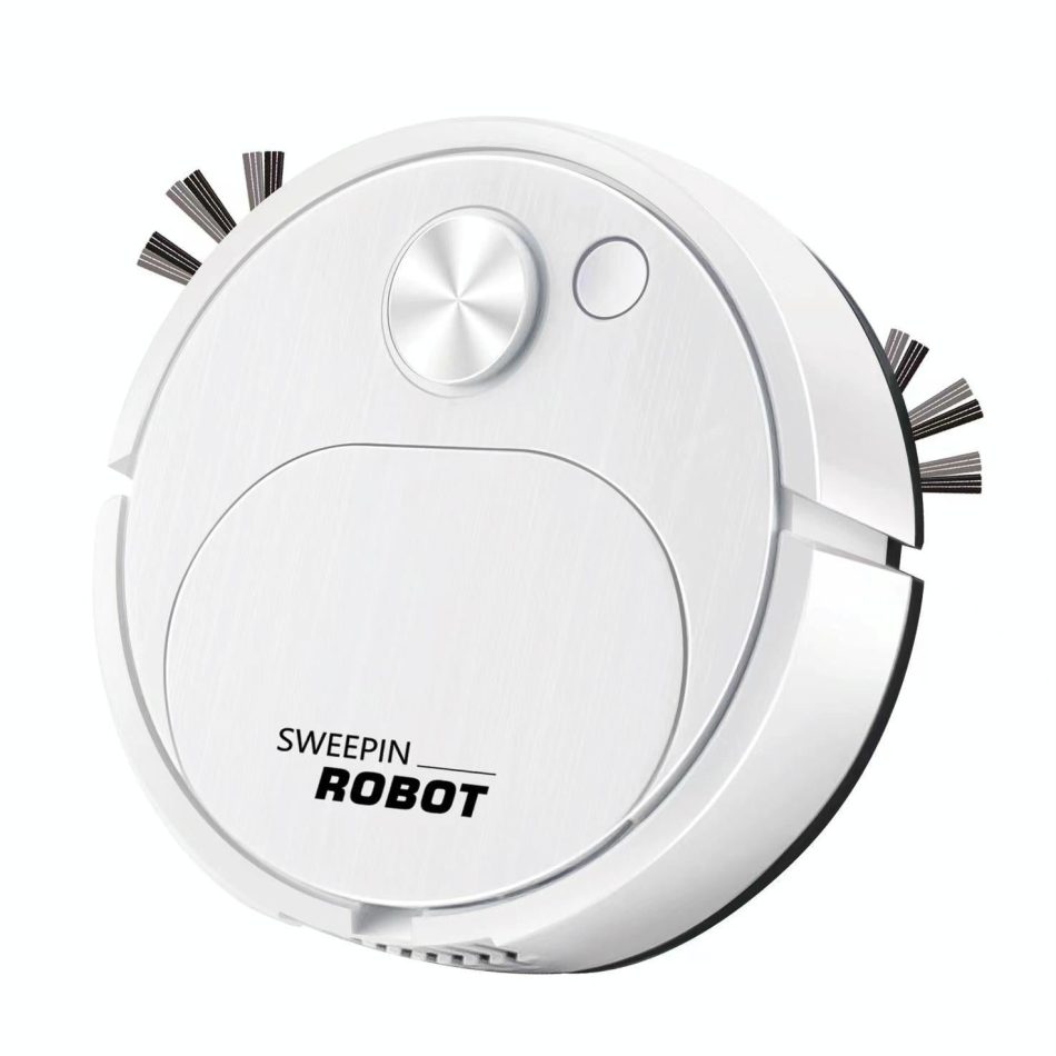 Smart Usb Charging Robot Vacuum for Family Cleaning - Black - Image 15