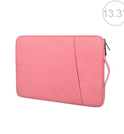 13.3 Inch Laptop Felt Sleeve Protective Case Carrying Bag - Pink