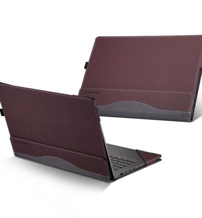 Protective Laptop Case for Hp Envy X360 15 Leather - Wine Red