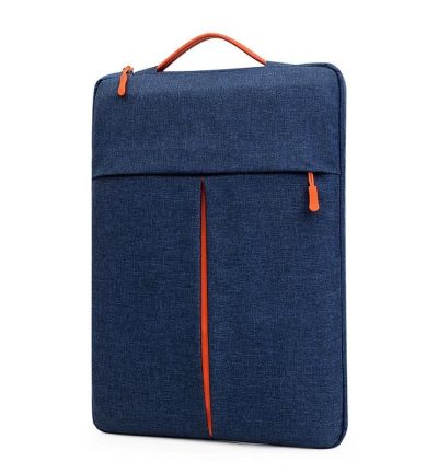 Travel Laptop Sleeve Bag - Portable Carry Case - Blue - 13-14 Inch