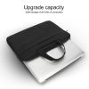 15.6 Inch Waterproof Laptop Handbag in Oxford Cloth - Grey - Image 4