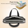 15.6 Inch Waterproof Laptop Handbag in Oxford Cloth - Grey - Image 5