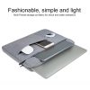 15.6 Inch Waterproof Laptop Handbag in Oxford Cloth - Grey - Image 7