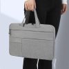 15.6 Inch Waterproof Laptop Handbag in Oxford Cloth - Grey - Image 8
