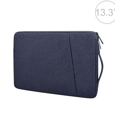13.3 Inch Laptop Felt Sleeve Protective Case Carrying Bag - Navy Blue