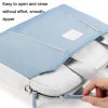 Computer Handheld Messenger Bag for Apple Macbook / Huawei / Xiaomi / Basne - Ladder Hand Gray + Gray Pu Power Package - Image 6