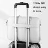 Computer Handheld Messenger Bag for Apple Macbook / Huawei / Xiaomi / Basne - Ladder Hand Gray + Gray Pu Power Package - Image 7