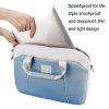 Computer Handheld Messenger Bag for Apple Macbook / Huawei / Xiaomi / Basne - Ladder Hand Gray + Gray Pu Power Package - Image 8