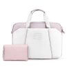 Computer Handheld Messenger Bag for Apple Macbook / Huawei / Xiaomi / Basne - Ladder Hand Gray + Gray Pu Power Package - Image 9