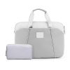 Computer Handheld Messenger Bag for Apple Macbook / Huawei / Xiaomi / Basne - Ladder Hand Gray + Gray Pu Power Package - Image 12