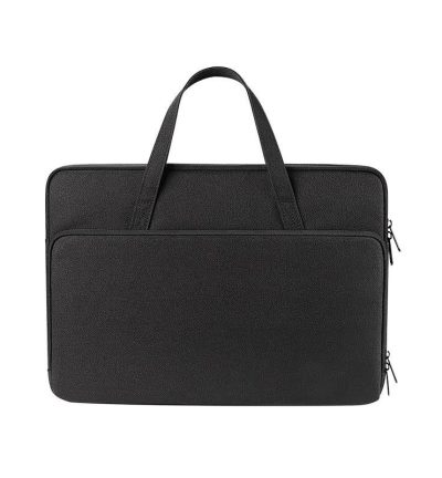 14.1-15.4 Inch Waterproof Laptop Bag - Durable and Stylish - Mysterious Black
