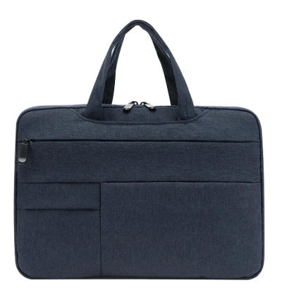 15.6 Inch Waterproof Laptop Handbag in Oxford Cloth - Navy Blue