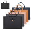 Portable Laptop Inner Bag with Elastic Thread Button - Black - Image 3