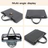 Portable Laptop Inner Bag with Elastic Thread Button - Black - Image 5