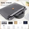 Portable Laptop Inner Bag with Elastic Thread Button - Black - Image 6