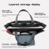 Portable Laptop Inner Bag with Elastic Thread Button - Black - Image 7