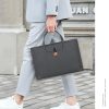 Portable Laptop Inner Bag with Elastic Thread Button - Black - Image 9