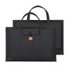 Portable Laptop Inner Bag with Elastic Thread Button - Black - Image 10