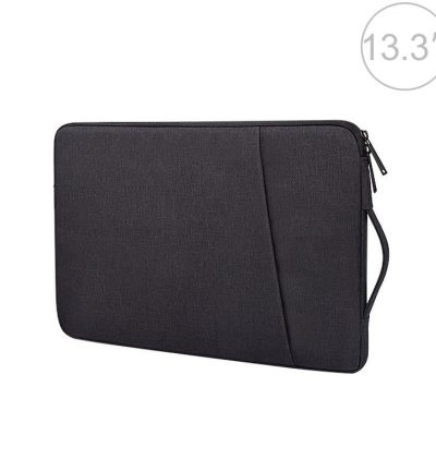 13.3 Inch Laptop Felt Sleeve Protective Case Carrying Bag - Black