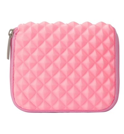 Textured Diamond Laptop Bag - Power - Pink