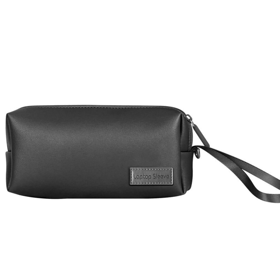 Waterproof Laptop Accessory Bag - Pu Leather - Dark Blue - Image 14