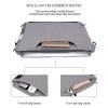 Waterproof Oxford Cloth Laptop Bag with Concealed Handle & Luggage Tie Rod - Pink - Image 14