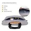 Waterproof Oxford Cloth Laptop Bag with Concealed Handle & Luggage Tie Rod - Pink - Image 16
