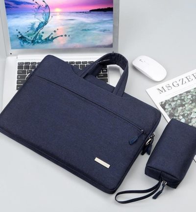 15.6 Inch Inner Bag with Power for Handbag and Laptop - Dark Blue